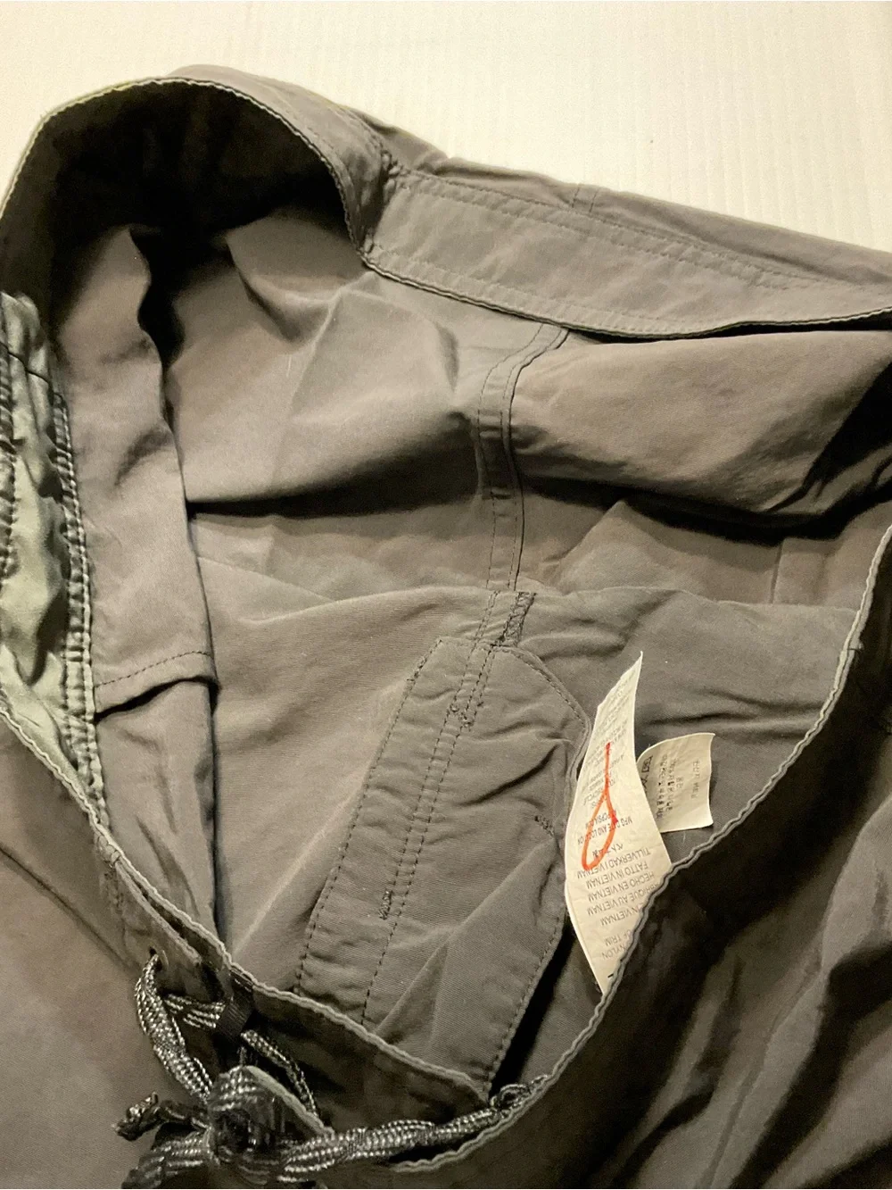 Patagonia Board Shorts Gray Wave Logo Stretch Surfing Swim Trunks Men Sz 36